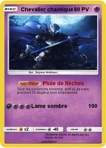 Pokemon Chevalier chaotique