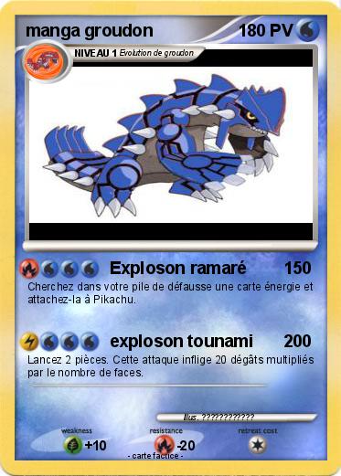 Pokemon manga groudon