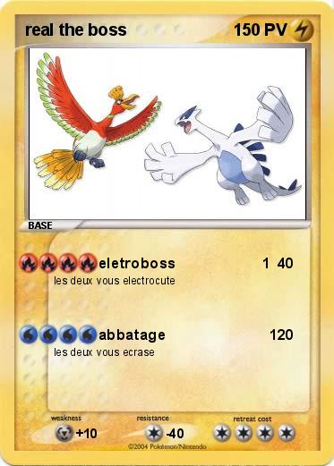 Pokemon real the boss