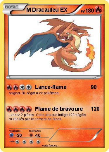 Pokemon M Dracaufeu EX
