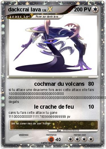 Pokemon dackcrai lava