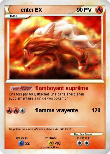 Pokemon entei EX