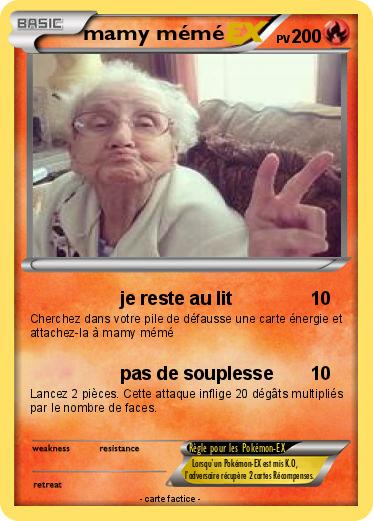 Pokemon mamy mémé