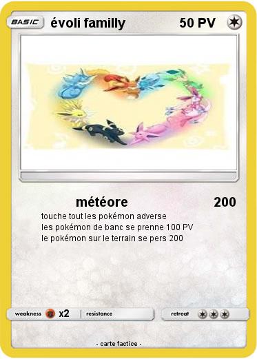 Pokemon évoli familly