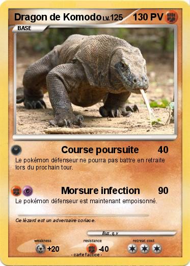 Pokemon Dragon de Komodo