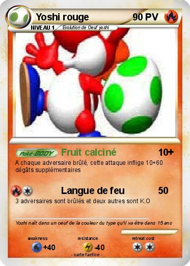 Pokemon Yoshi rouge