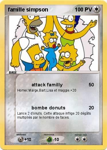 Pokemon famille simpson