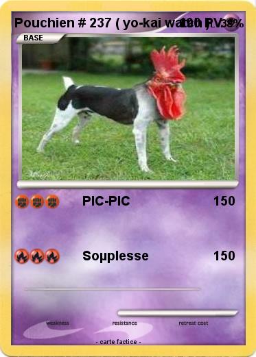 Pokemon Pouchien # 237 ( yo-kai watch )