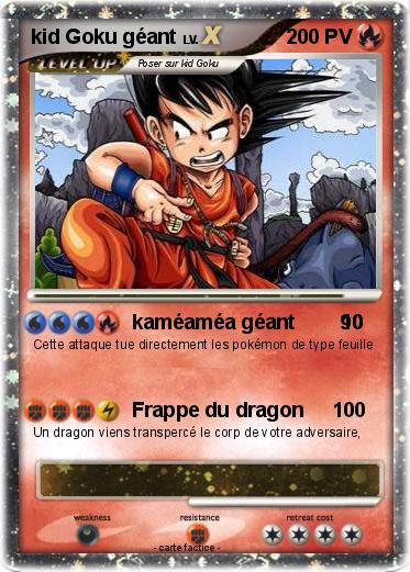 Pokemon kid Goku géant