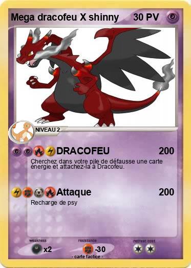 Pokemon Mega dracofeu X shinny