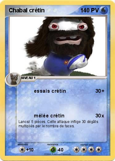 Pokemon Chabal crétin