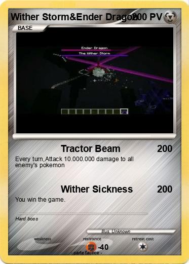 Pokemon Wither Storm&Ender Dragon
