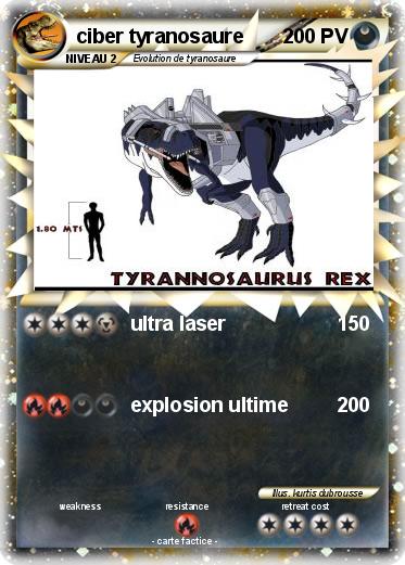 Pokemon ciber tyranosaure
