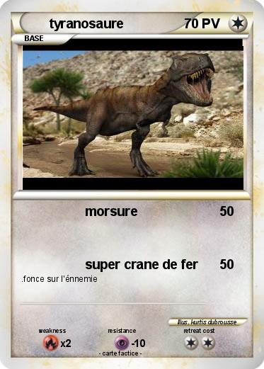 Pokemon tyranosaure