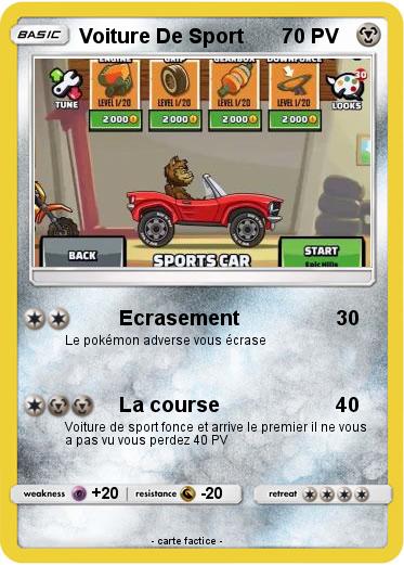 Pokemon Voiture De Sport