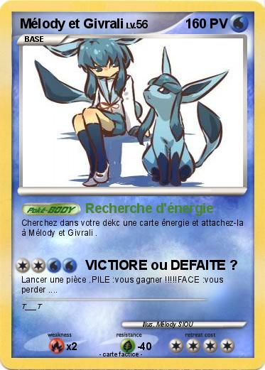 Pokemon Mélody et Givrali