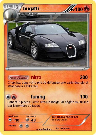Pokemon bugatti