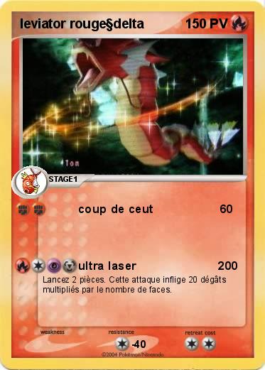 Pokemon leviator rouge§delta