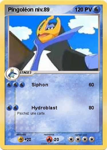 Pokemon Pingoléon niv.89
