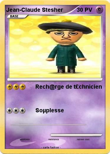 Pokemon Jean-Claude Stesher