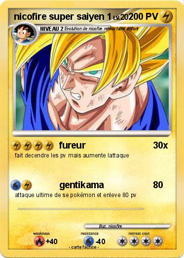 Pokemon nicofire super saiyen 1