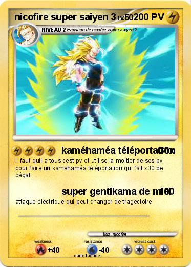 Pokemon nicofire super saiyen 3