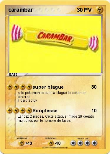Pokemon carambar