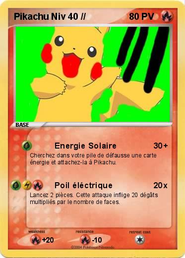 Pokemon Pikachu Niv 40 //