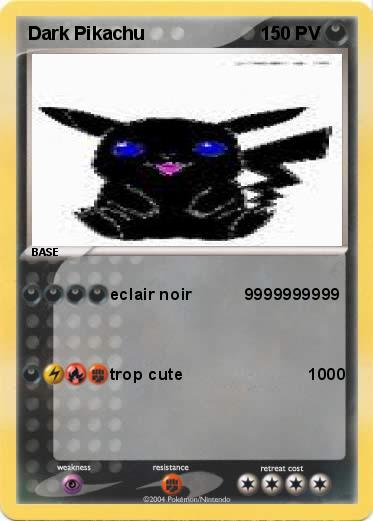 Pokemon Dark Pikachu