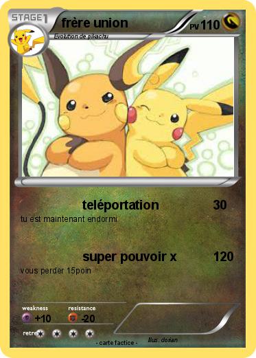 Pokemon frère union