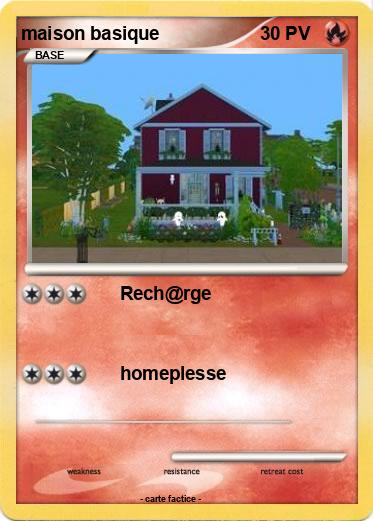 Pokemon maison basique