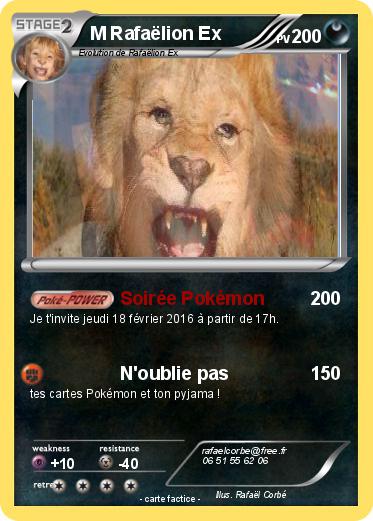 Pokemon M Rafaëlion Ex