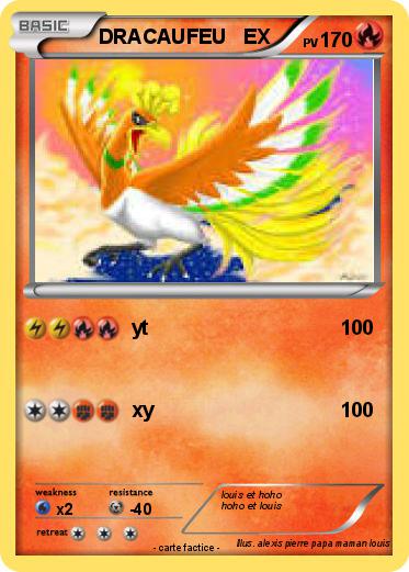 Pokemon DRACAUFEU   EX