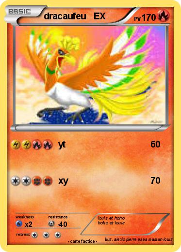 Pokemon dracaufeu   EX