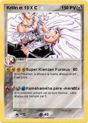 Pokemon Krilin et 18 X C