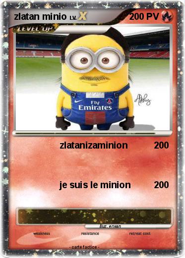 Pokemon zlatan minio