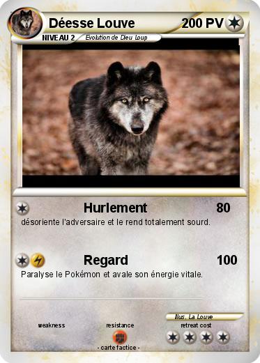 Pokemon Déesse Louve