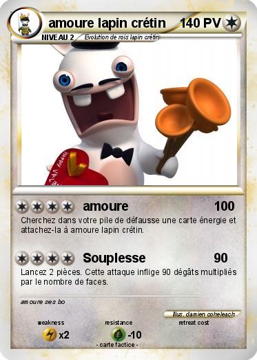 Pokemon amoure lapin crétin