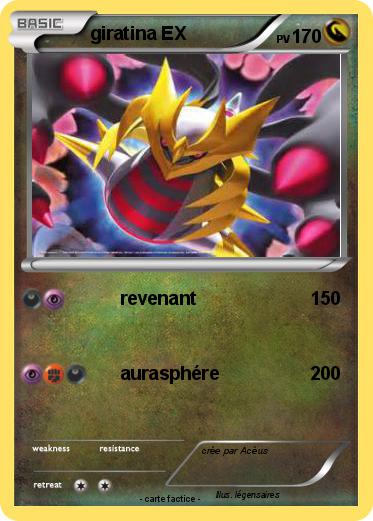 Pokemon giratina EX
