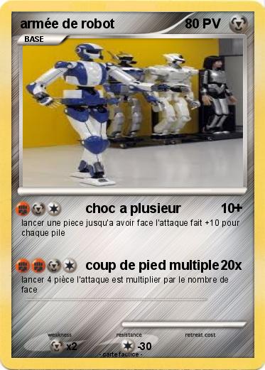 Pokemon armée de robot
