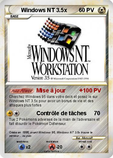 Pokemon Windows NT 3.5x