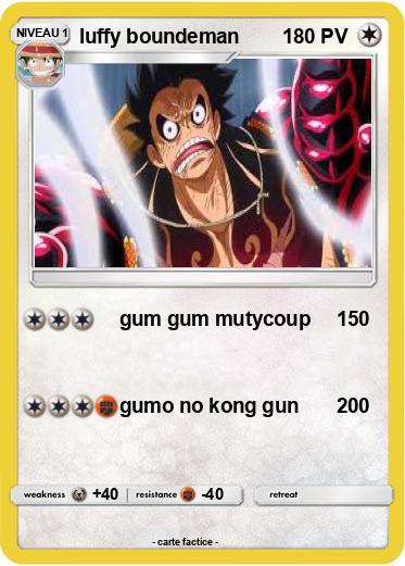 Pokemon luffy boundeman
