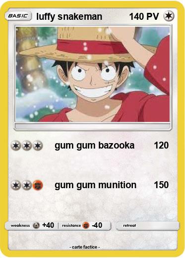 Pokemon luffy snakeman
