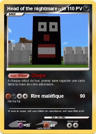 Pokemon Head of the nightmare