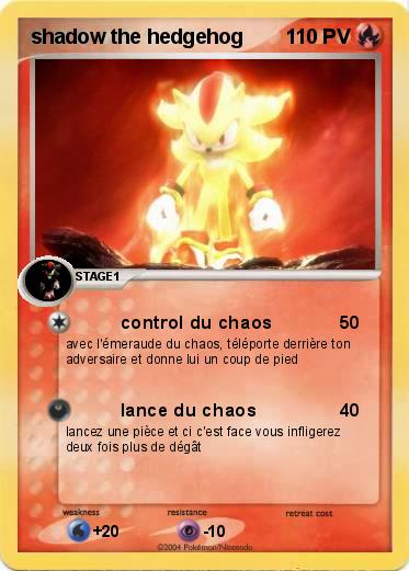 Pokemon shadow the hedgehog