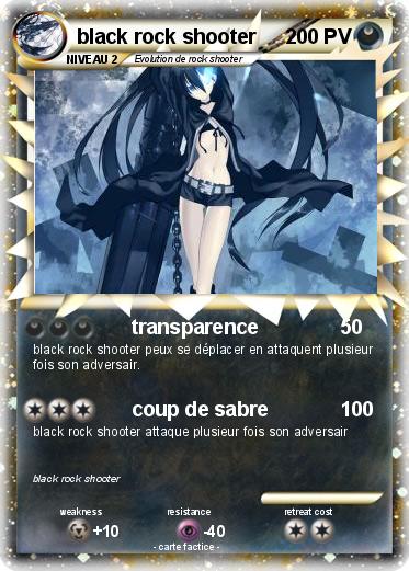 Pokemon black rock shooter