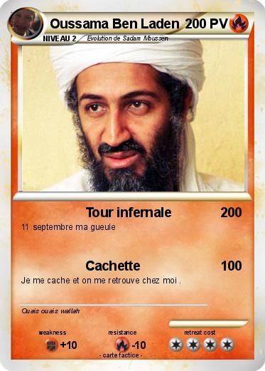 Pokemon Oussama Ben Laden
