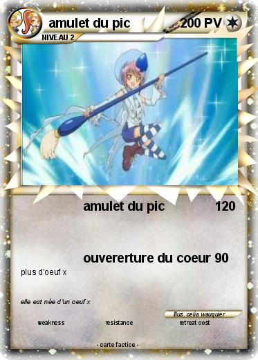 Pokemon amulet du pic
