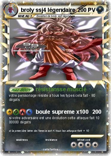 Pokemon broly ssj4 légendaire