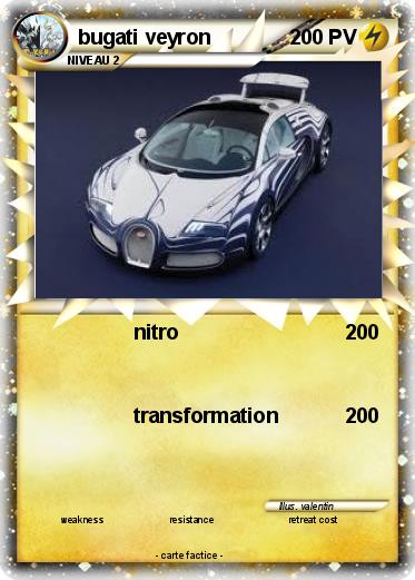 Pokemon bugati veyron